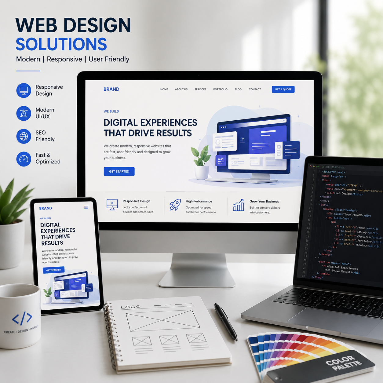Website Design and Development services by Big Prachar Delhi